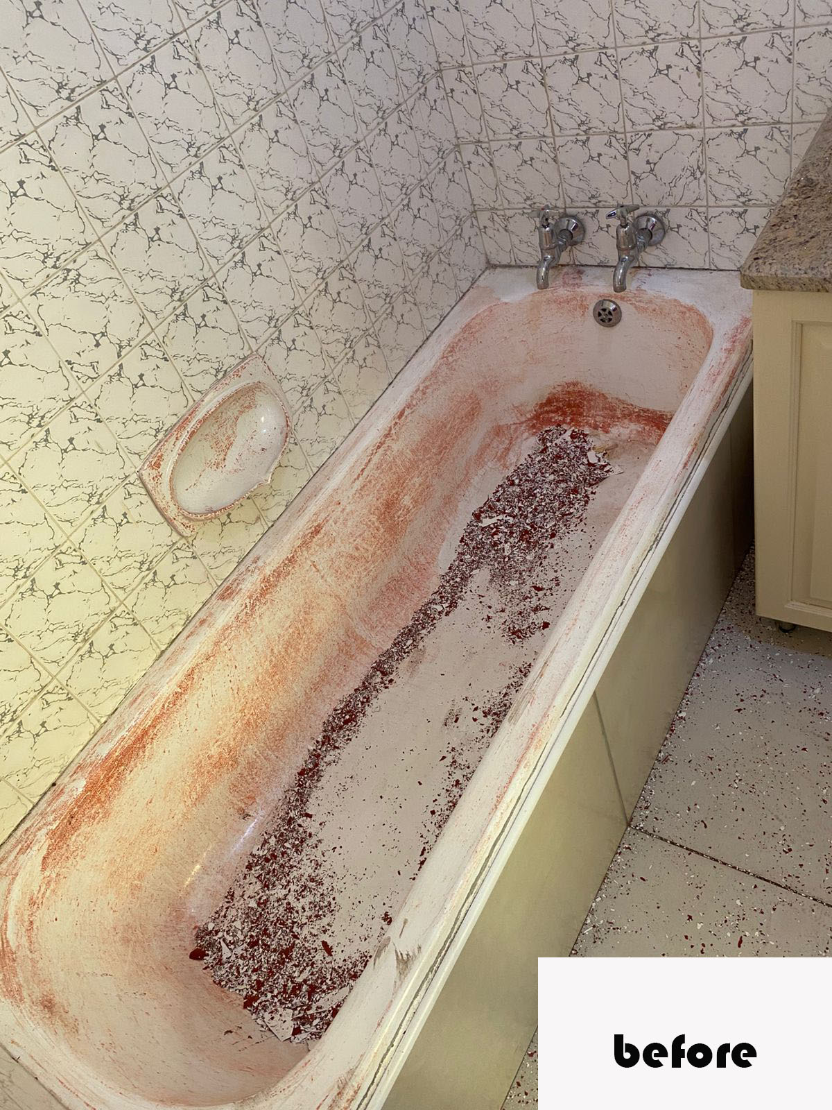 Before tub